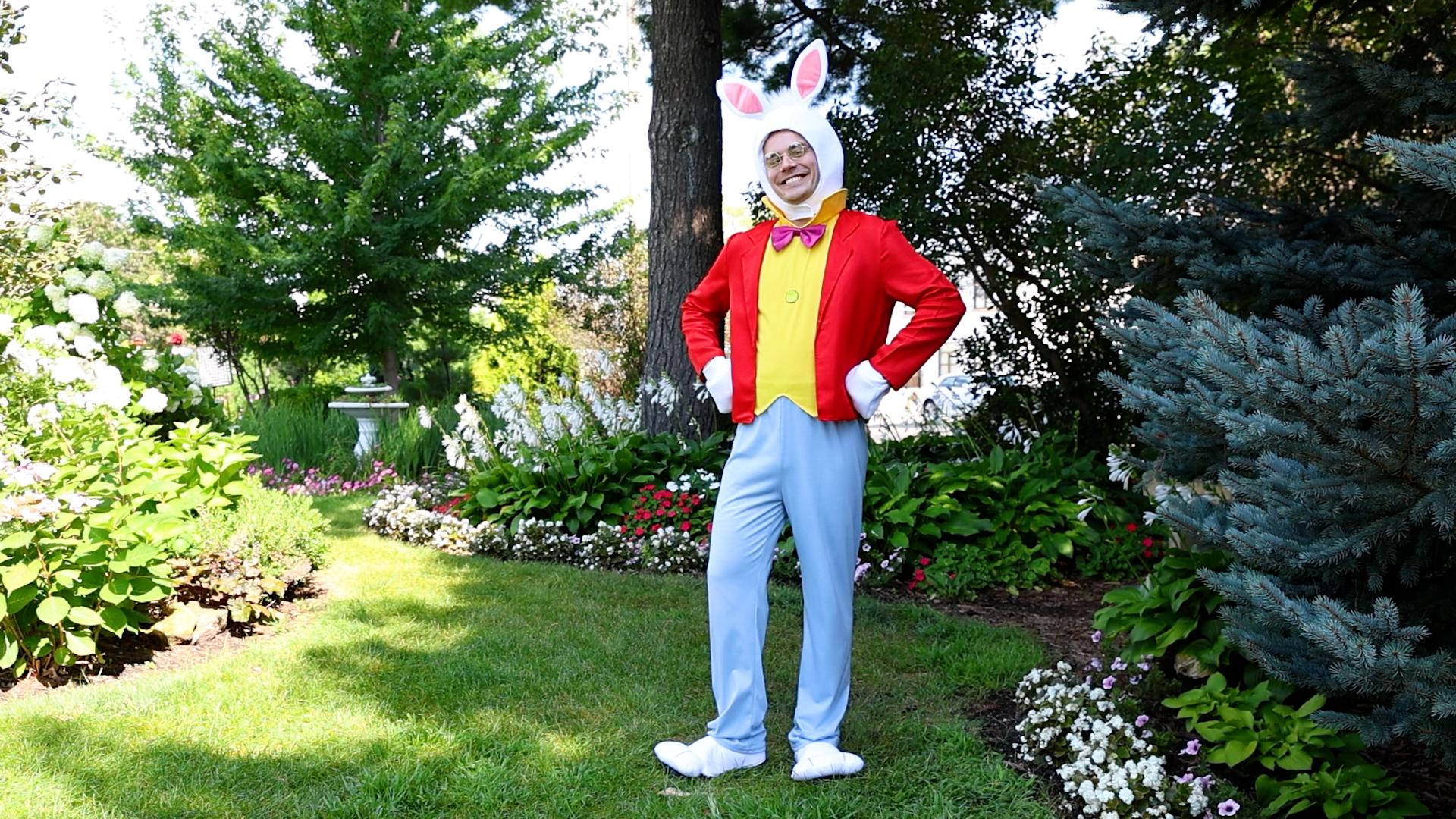 FUN95079AD Adult Classic Disney White Rabbit Costume